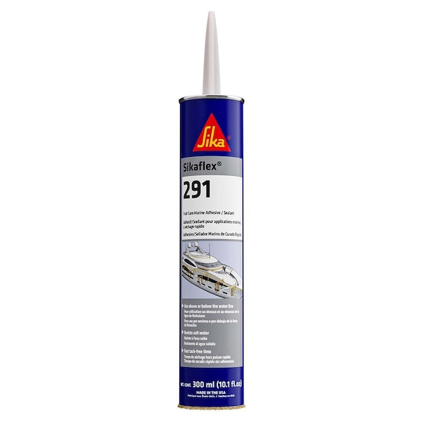 Sika 291 Fast Cure Adhesive -Sealant 10.3oz(300ml) Cartridge - White 90919 - main